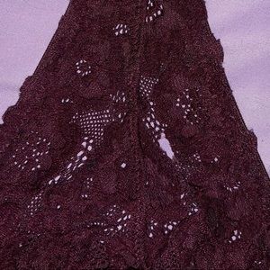 American Eagle Outfitters Intimates & Sleepwear - Burgundy lace halter bralette American Eagle Outfitters Intimates & Sleepwear - Burgundy lace halter bralette